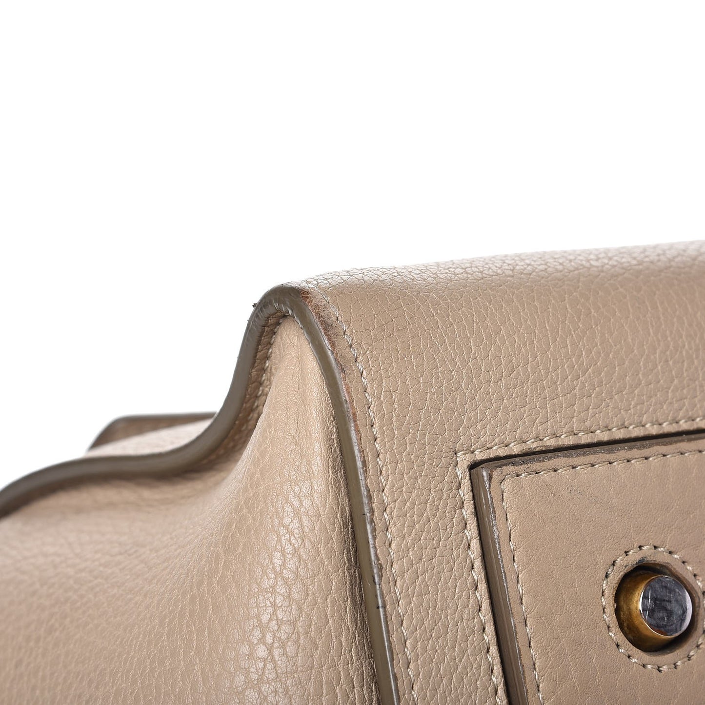 Crisped Calfskin Small Tie Knot Tote Light Taupe