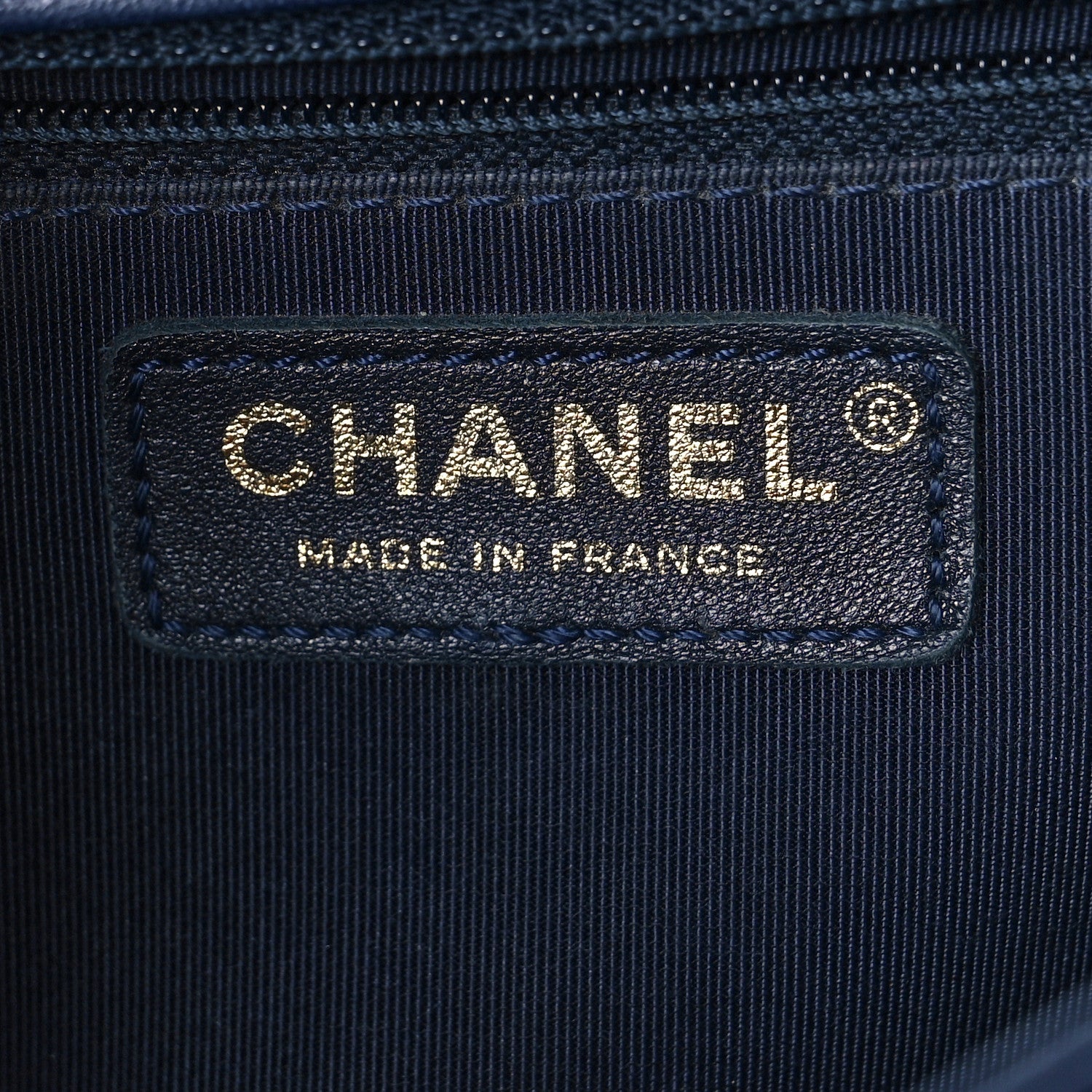 Chanel Lambskin Quilted New Medium Boy Flap Dark Navy Blue 6 of 16