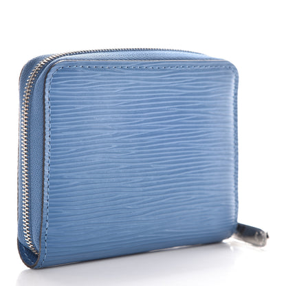 Louis Vuitton Epi Zippy Coin Purse Blue Jean 3 of 9