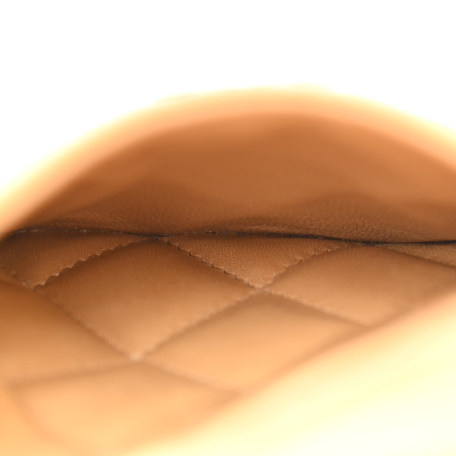 Chanel Lambskin Quilted Mini Messenger Bag Beige 11 of 15