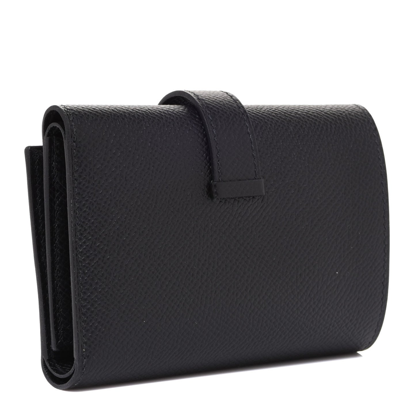 Epsom Tri-Fold Compact Monochrome Bearn Wallet Black