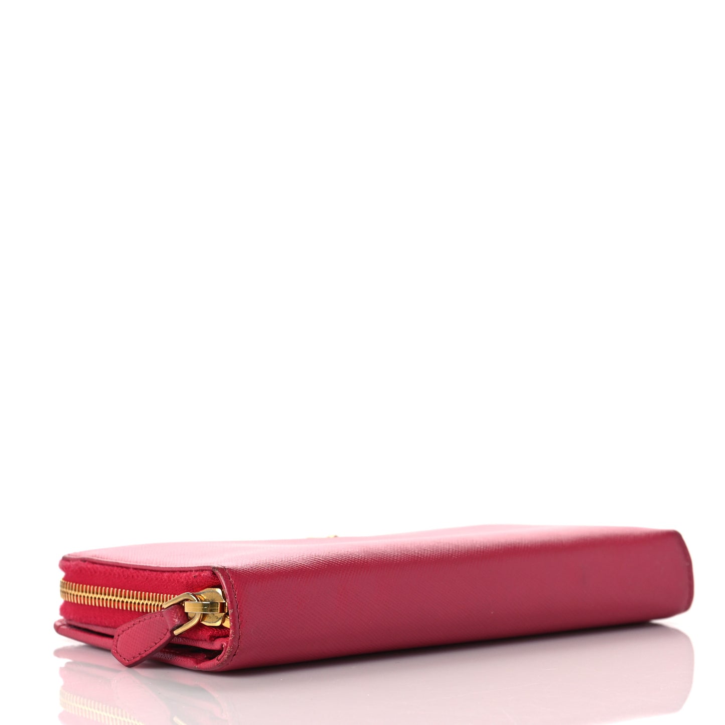 Saffiano Metal Wallet Pink