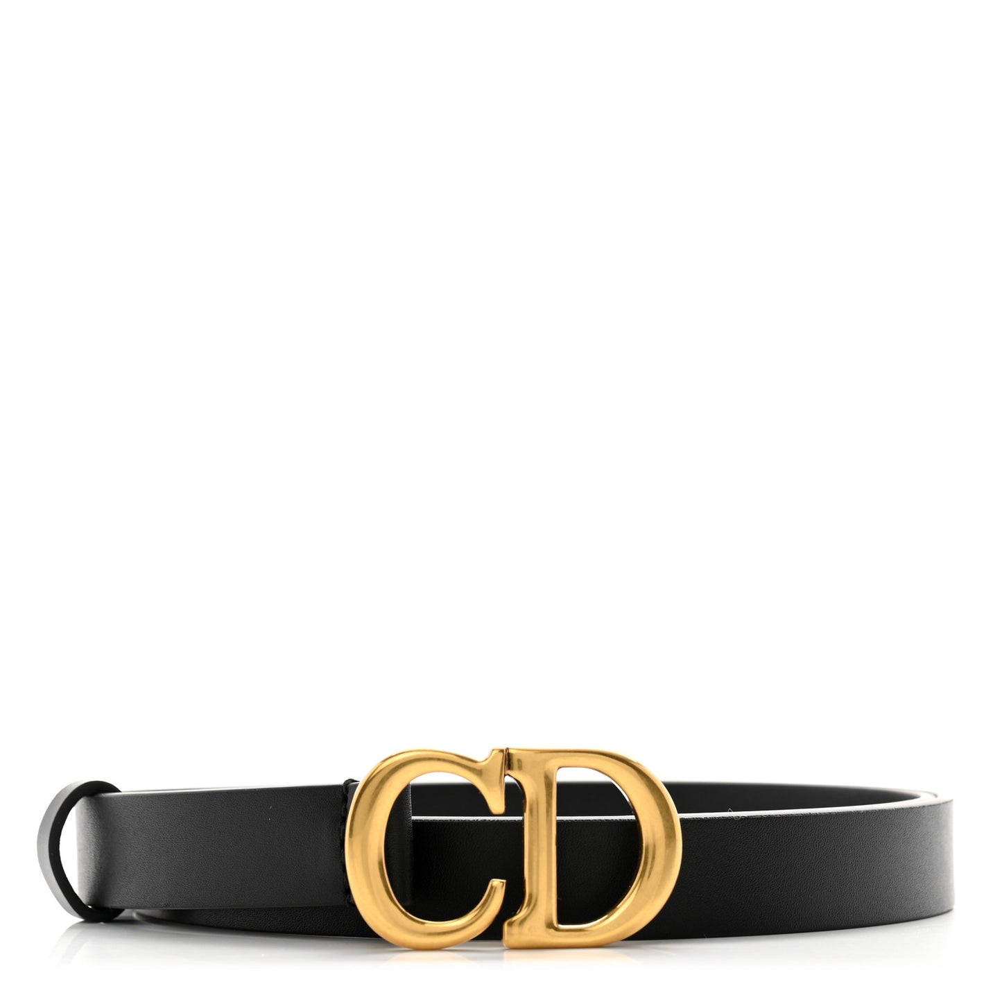 Calfskin Saddle Belt 80 32 Black