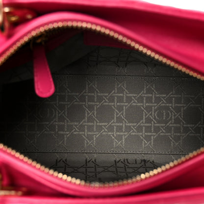 Christian Dior Lambskin Cannage Medium Lady Dior Fuchsia 5 of 10
