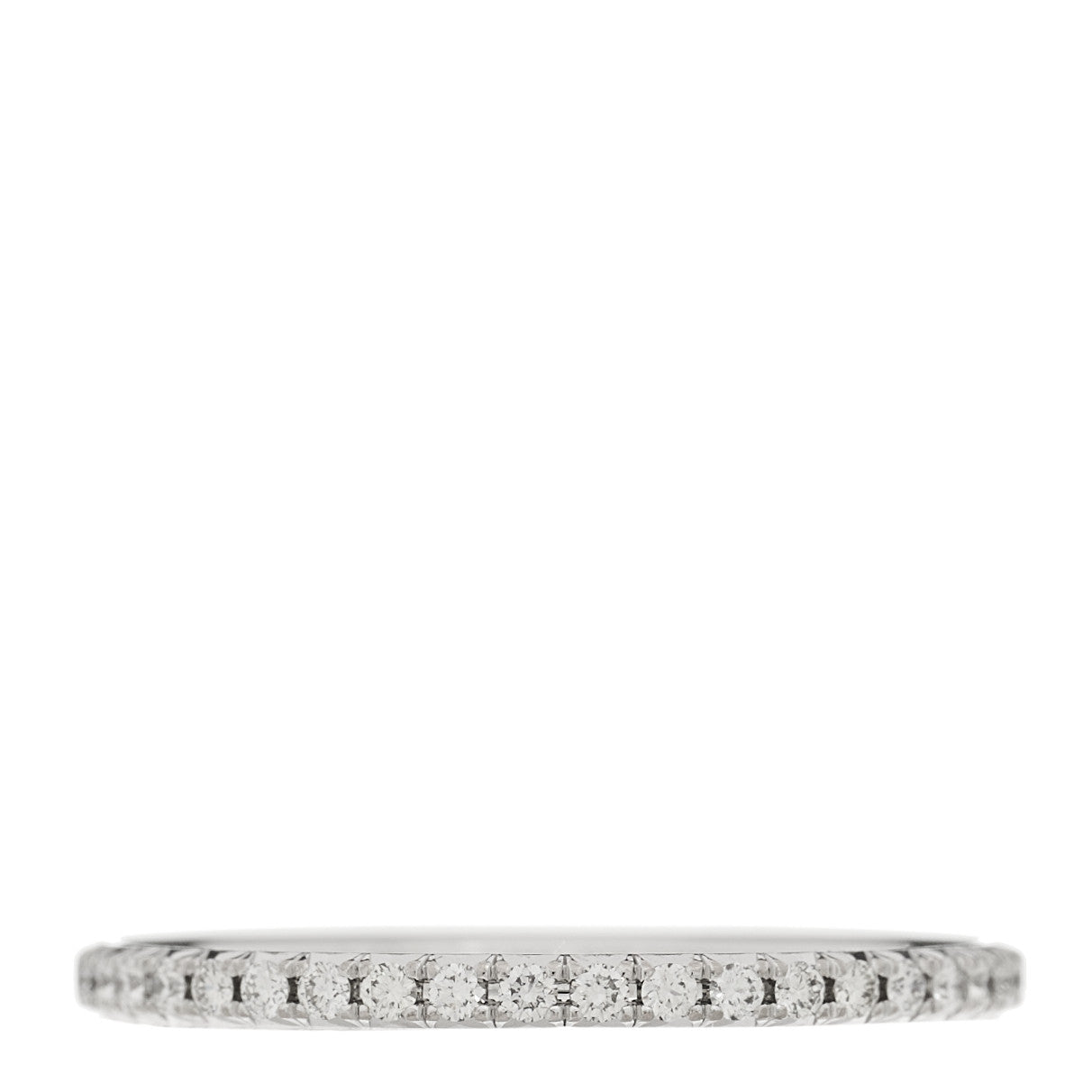 Tiffany Platinum Diamond Metro Full Eternity Band Ring 52 6 3 of 4