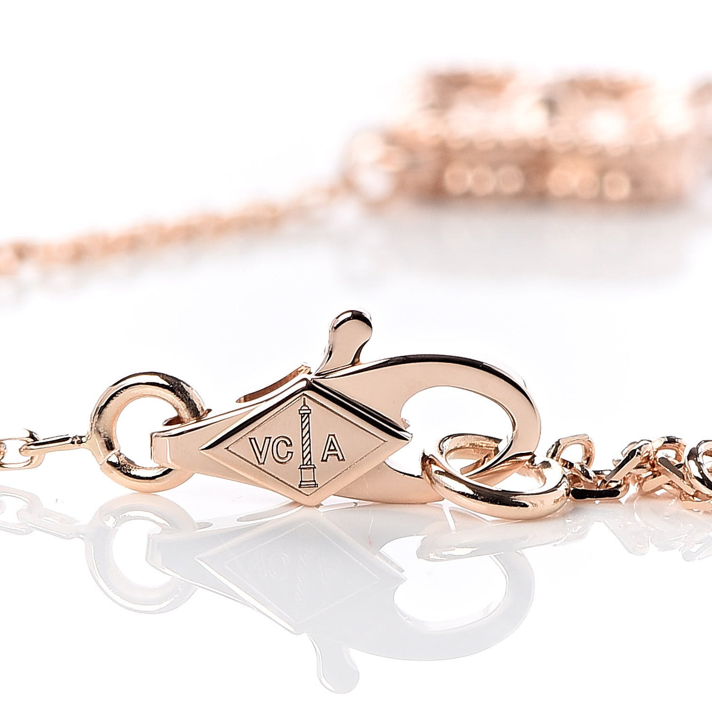 18K Rose Gold Sweet Alhambra Bracelet