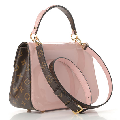 Louis Vuitton Patent Calfskin Monogram Cherrywood PM Rose Ballerine 3 of 12