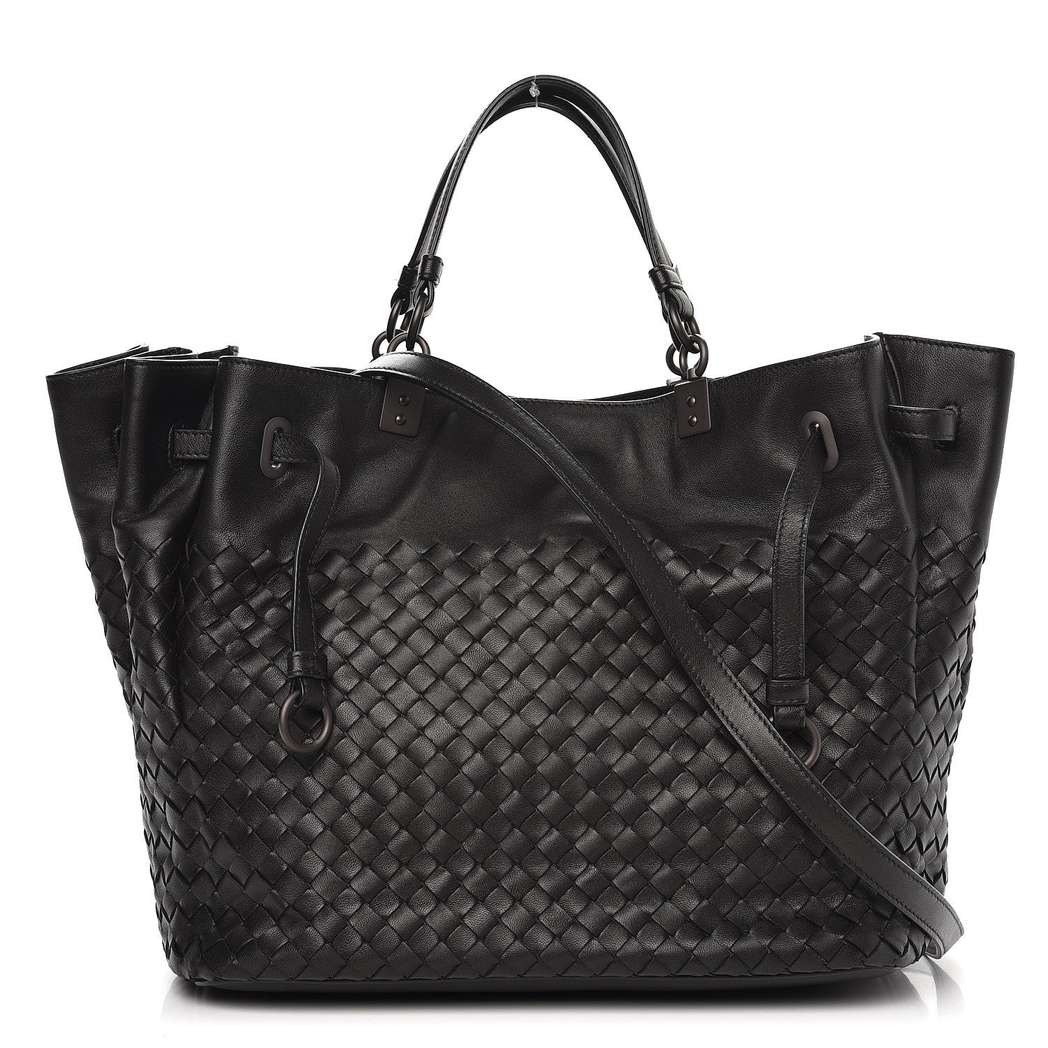 Bottega Veneta Nappa Intrecciato Bucket Bag Nero Black 1 of 11