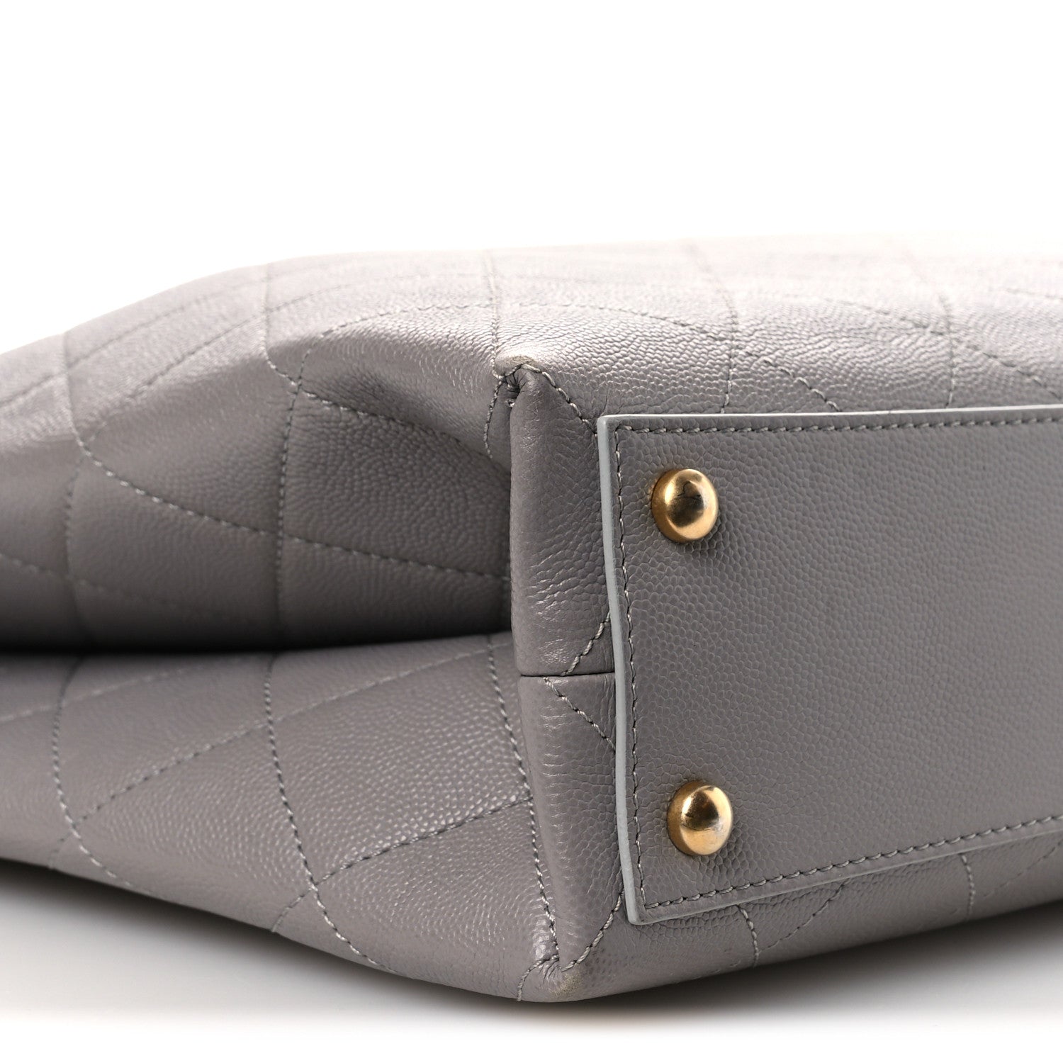 Chanel Caviar Quilted Large Classic Shopping Tote Grey 10 of 14