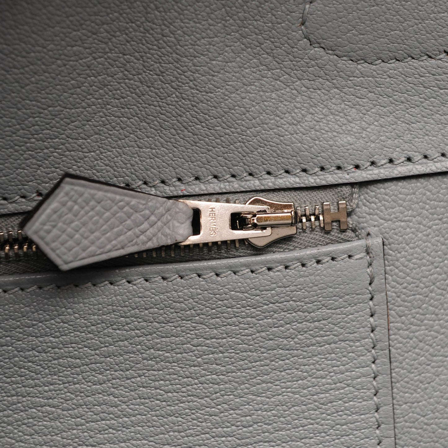 Epsom Birkin 35 Bleu Glacier