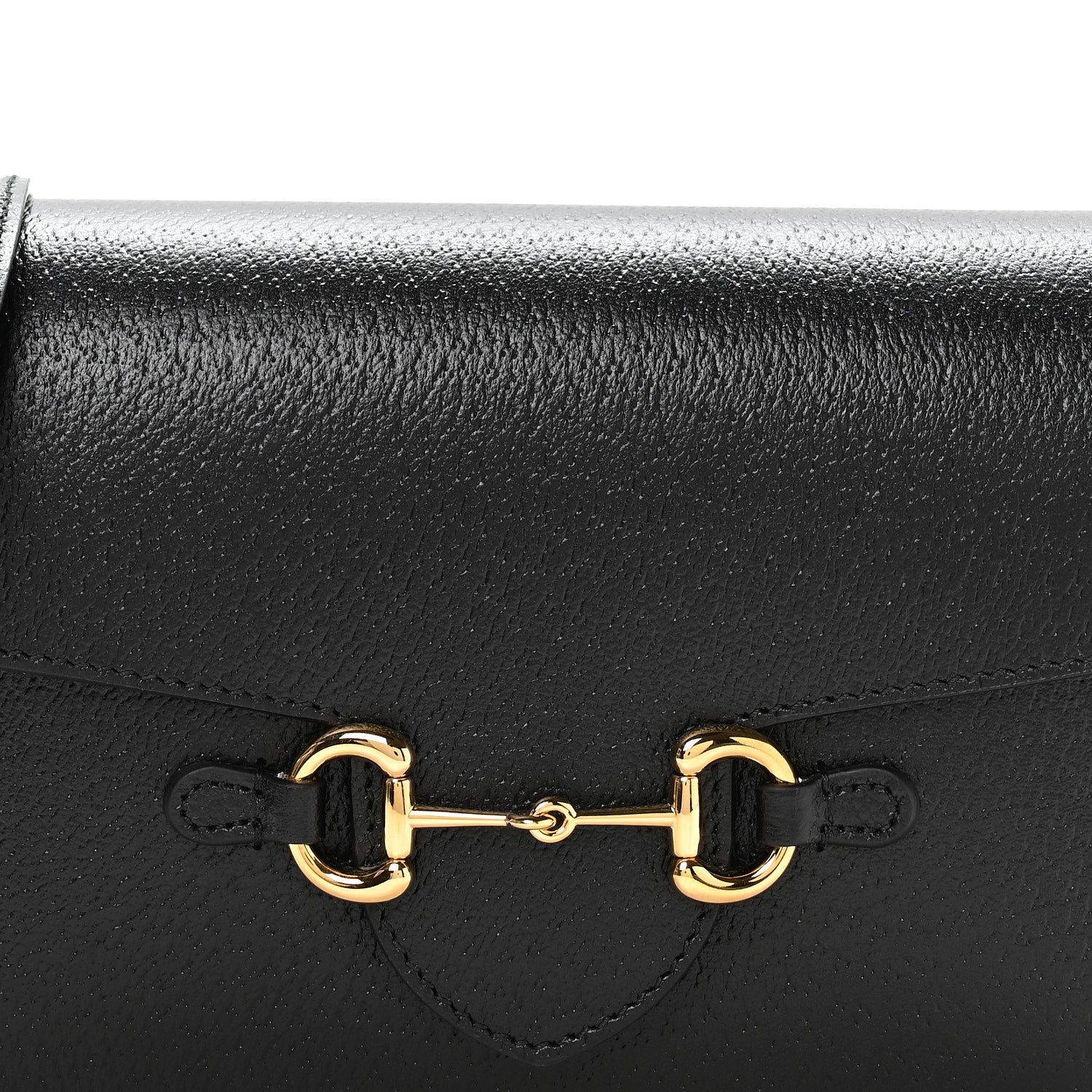 Gucci Calfskin Horsebit 1955 Shoulder Bag Black 7 of 10