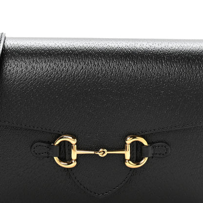 Gucci Calfskin Horsebit 1955 Shoulder Bag Black 7 of 10