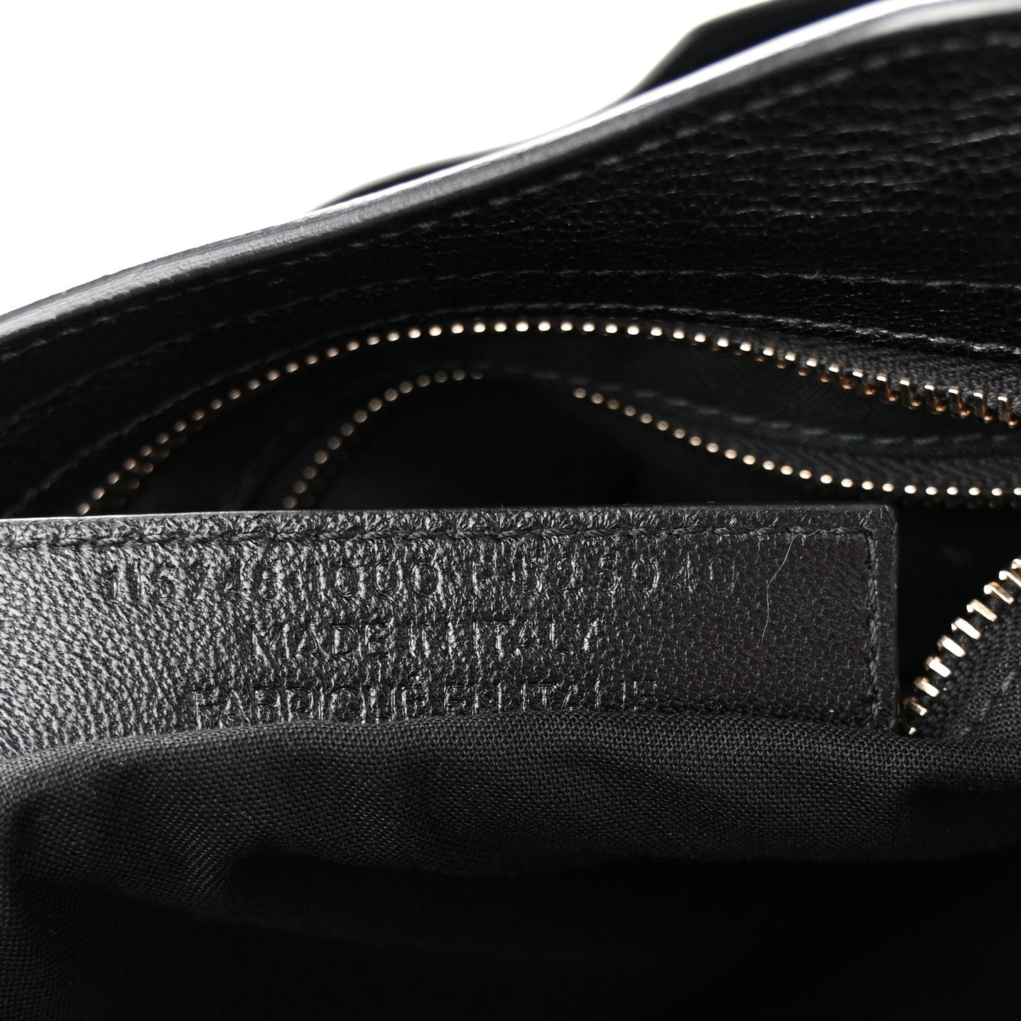 Chevre Gold Metallic Edge Hardware City Black Black