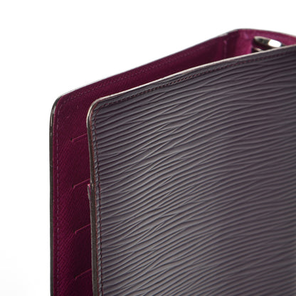 Louis Vuitton Epi Medium Ring Agenda Cover Cassis 9 of 10