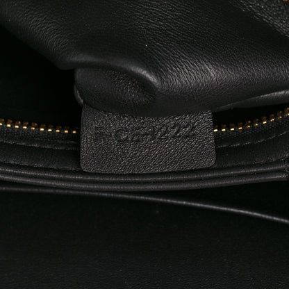 Celine Shiny Calfskin Medium Triomphe Black 7 of 10