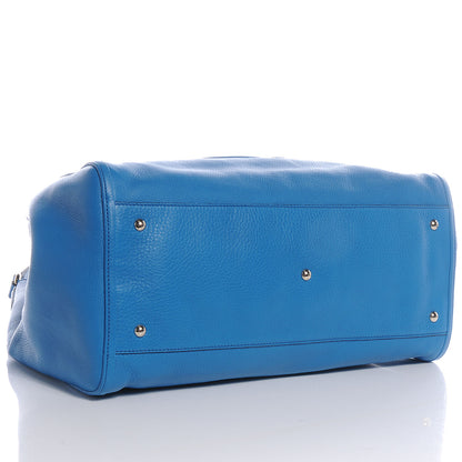Gucci Pebbled Calfskin Large Soho Shoulder Bag Riviera Blue 4 of 8