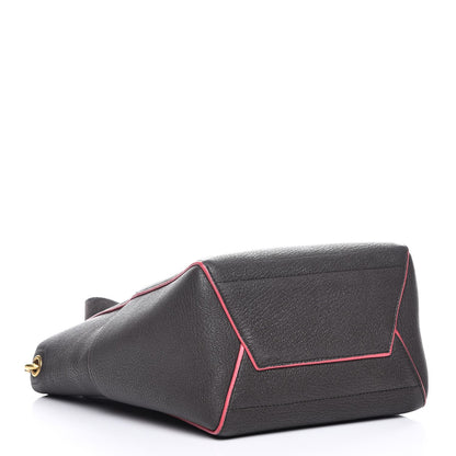 Celine Goatskin Small Sangle Bucket Bag Dark Taupe 4 of 7