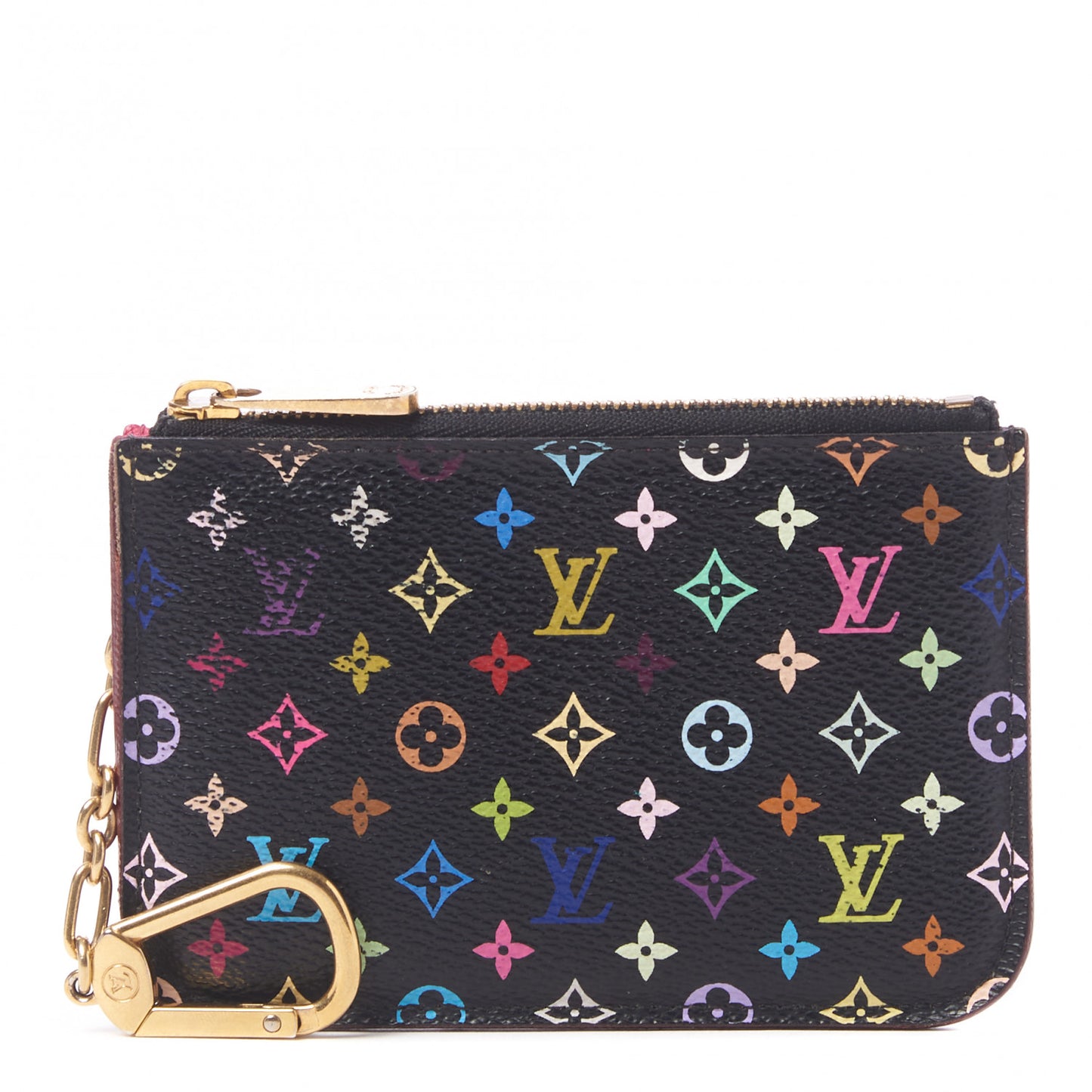 Monogram Multicolor Key Pouch Black Grenade