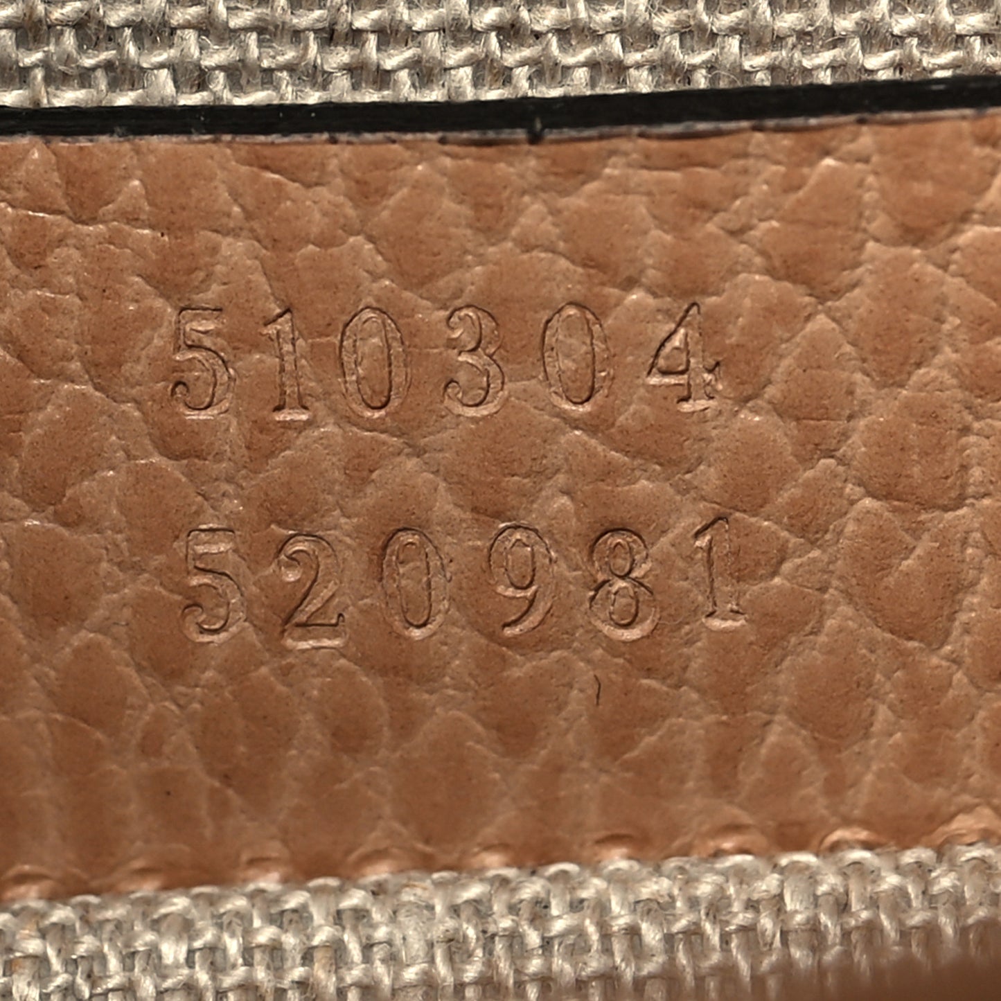 Dollar Calfskin Small Interlocking G Shoulder Bag Camelia