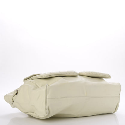 Chanel Caviar Stitched Pocket In The City Tote Ivory 4 of 7