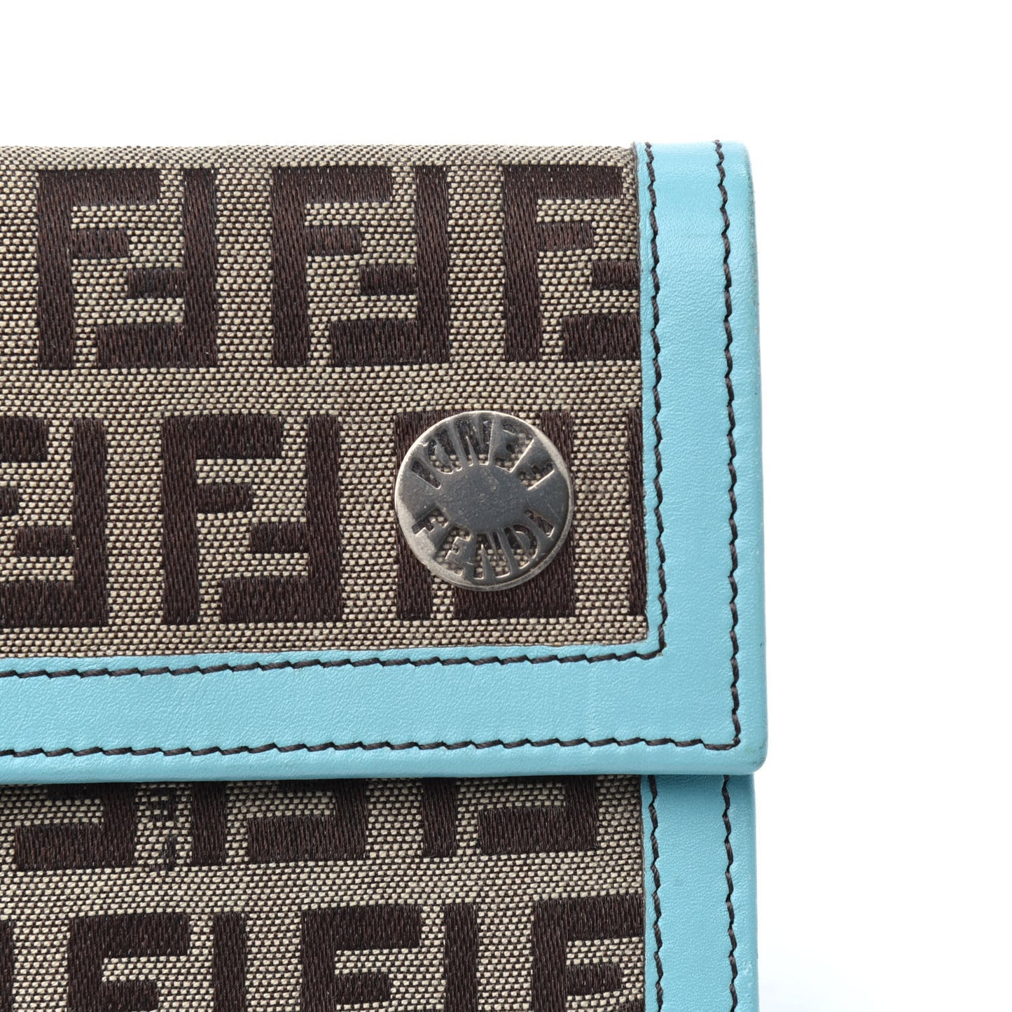 Zucchino Compact Wallet Brown Blue