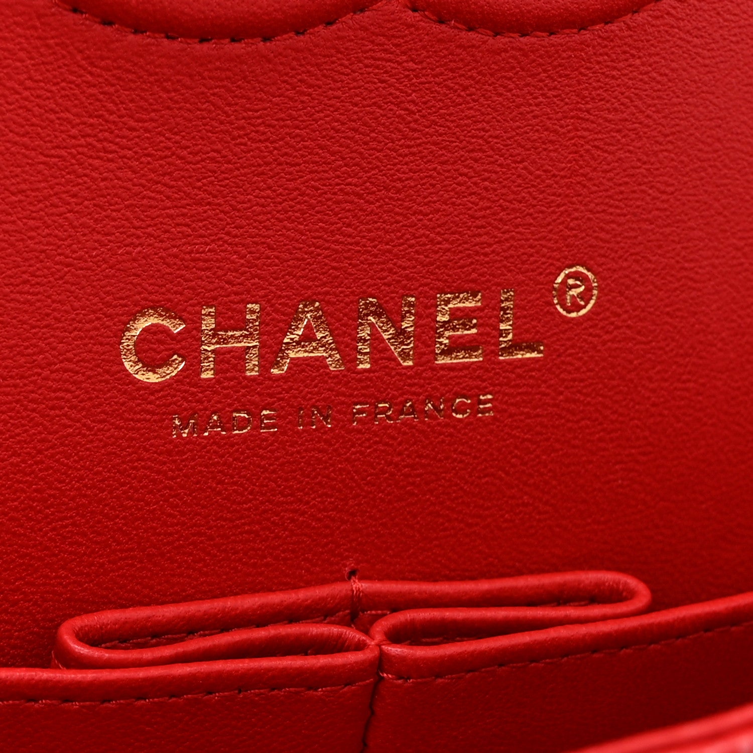 Chanel Iridescent Caviar Quilted Medium Double Flap Red 6 of 10