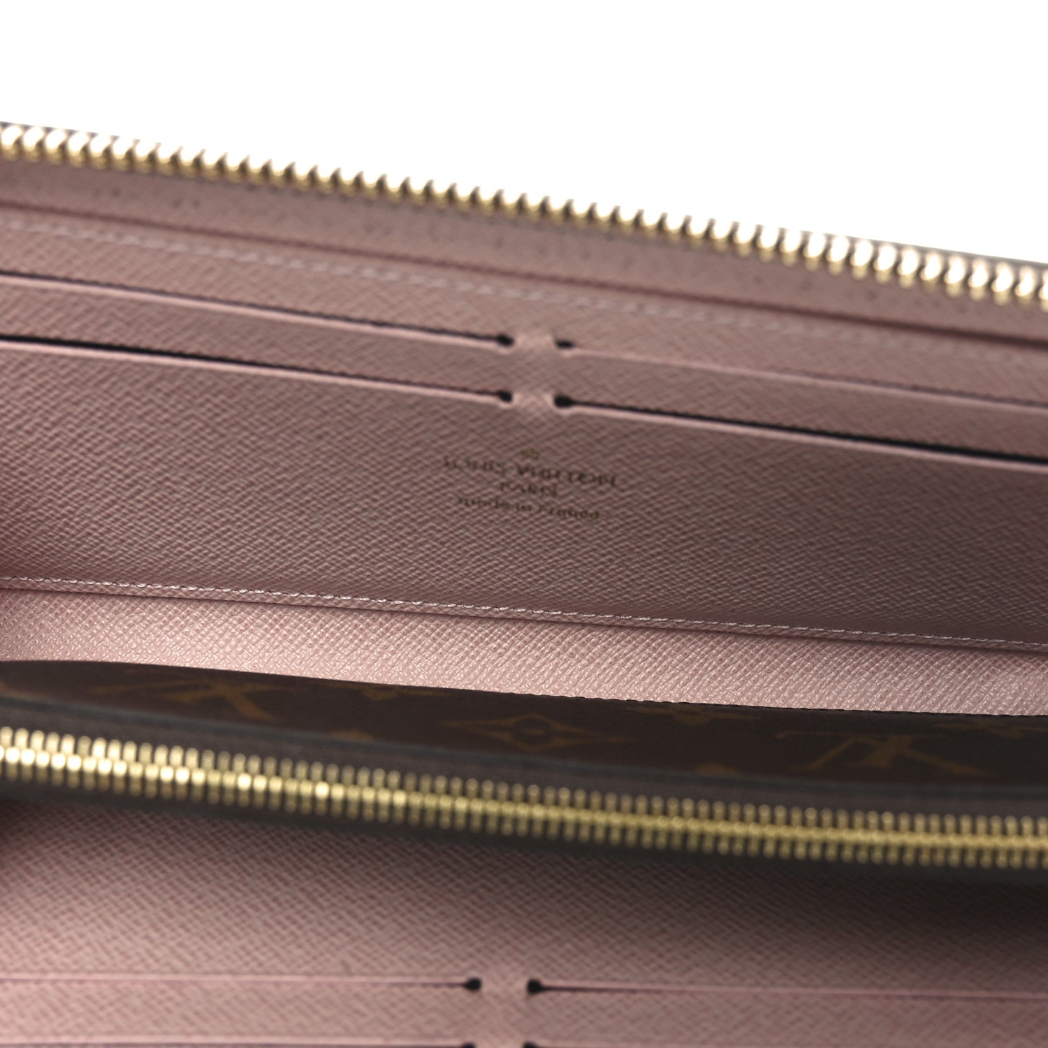 Louis Vuitton Monogram Clemence Wallet Rose Ballerine 5 of 6