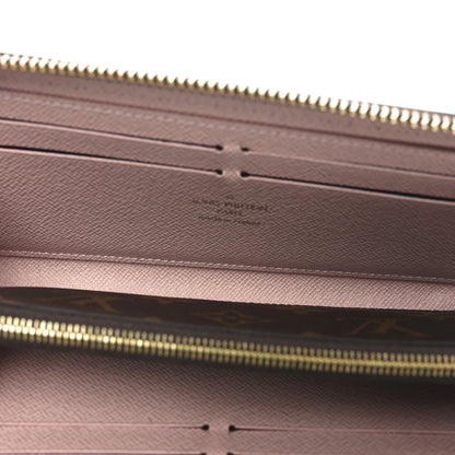 Louis Vuitton Monogram Clemence Wallet Rose Ballerine 5 of 6