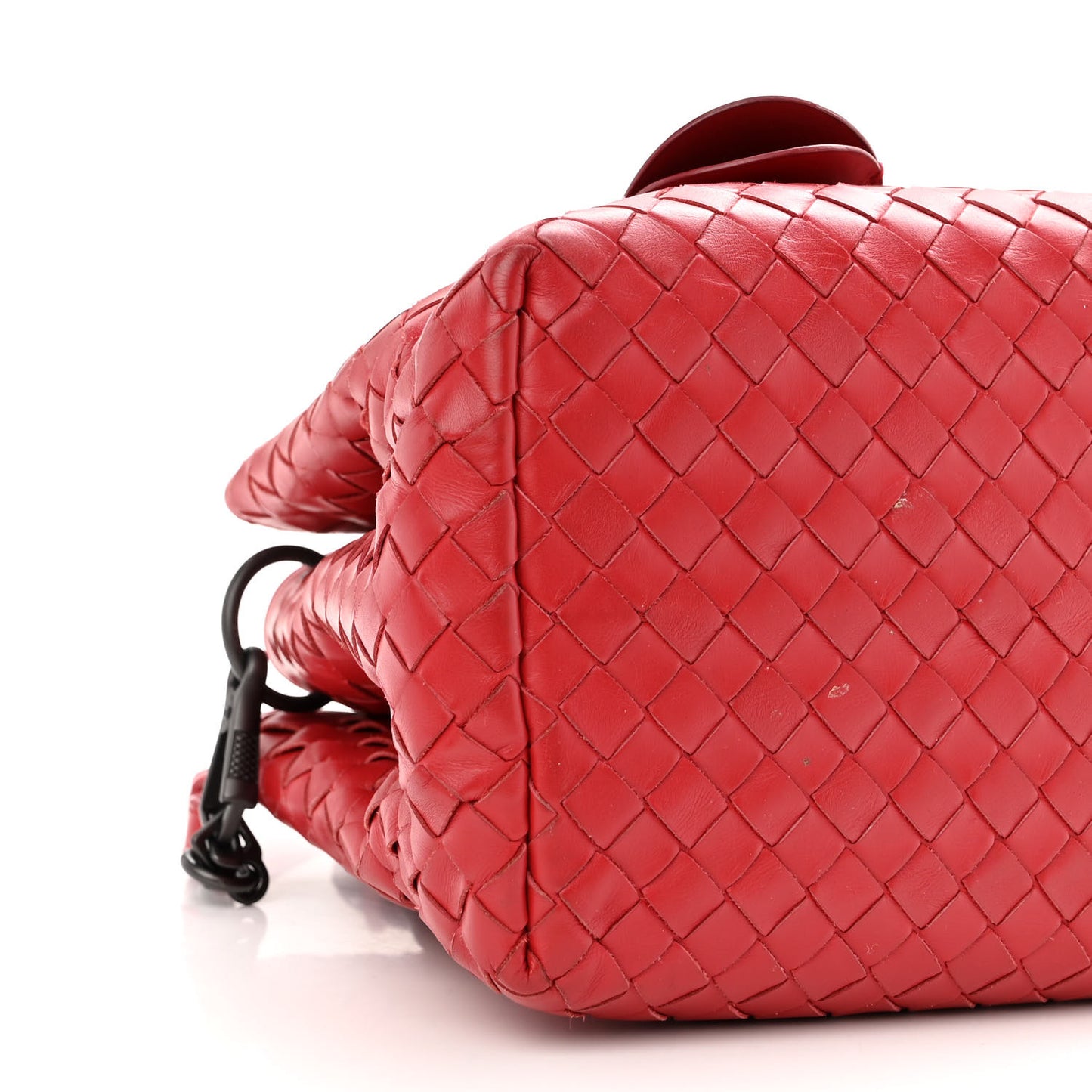 Calfskin Intrecciato Mini Roma Red