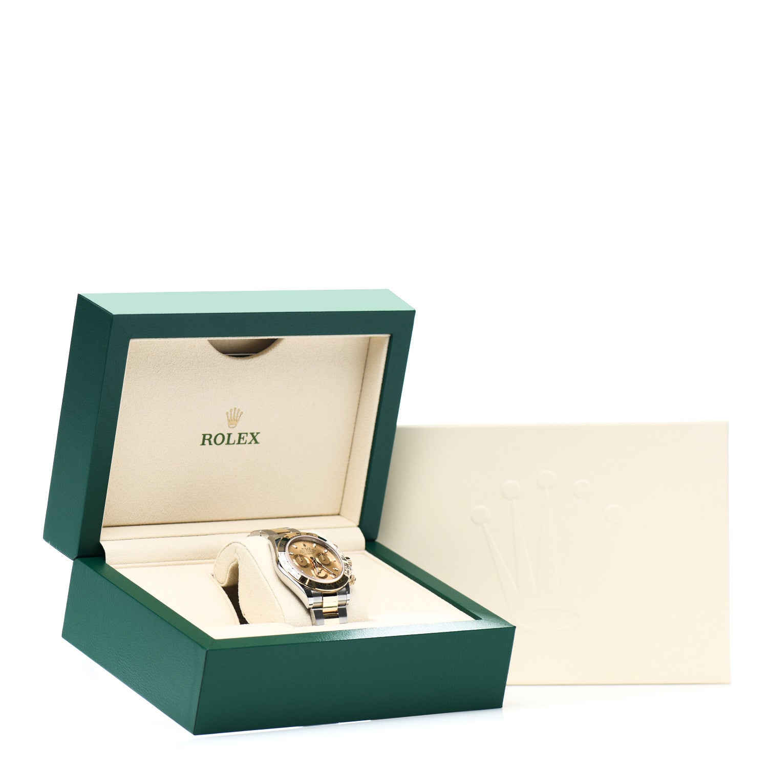 Rolex Stainless Steel 18K Yellow Gold 40mm Oyster Perpetual Cosmograph Daytona Watch Champagne 116503 5 of 5