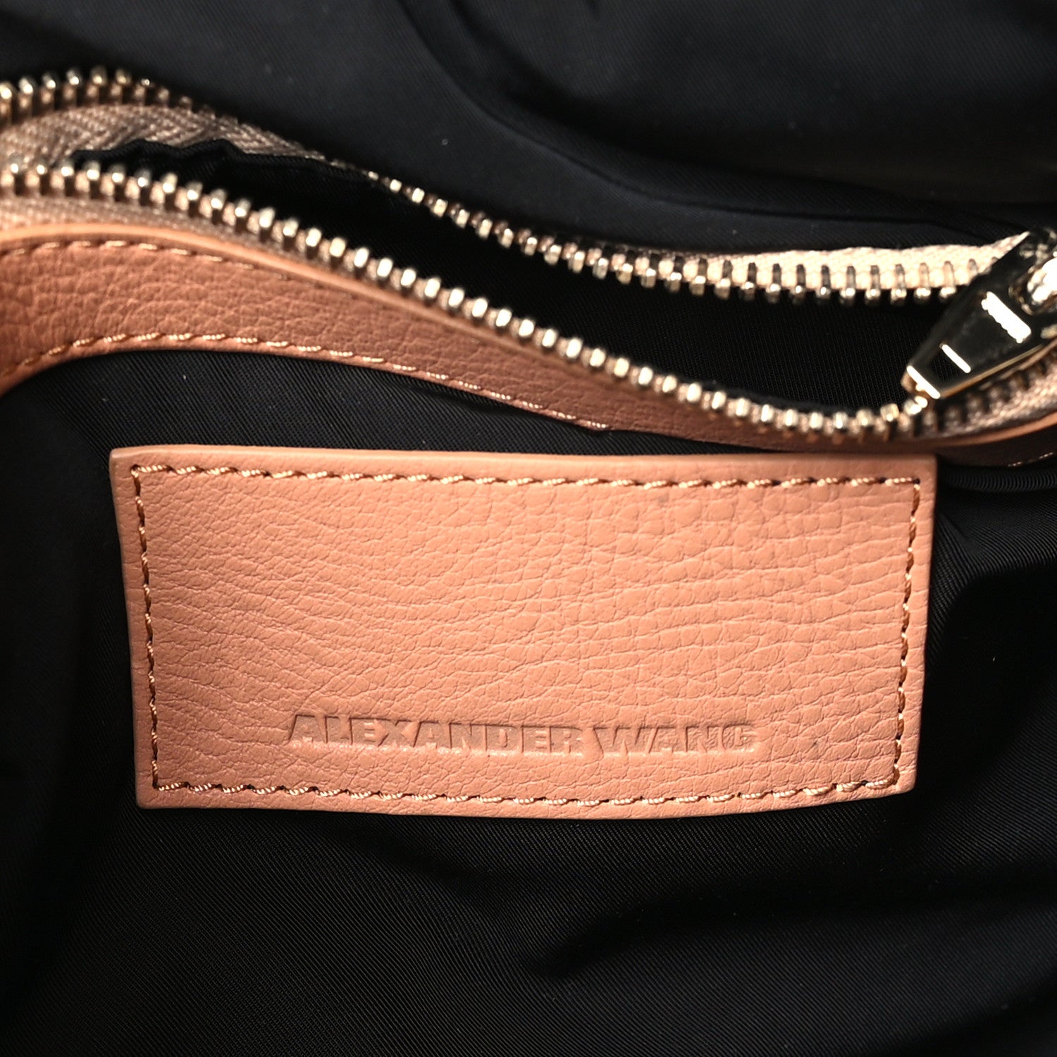 Alexander Wang Pebbled Lambskin Mini Rockie Blush Gold Hardware 6 of 9