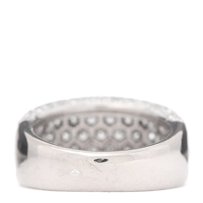 Cartier 18K White Gold Diamond Nouvelle Vague Dome Ring 52 6 3 of 4