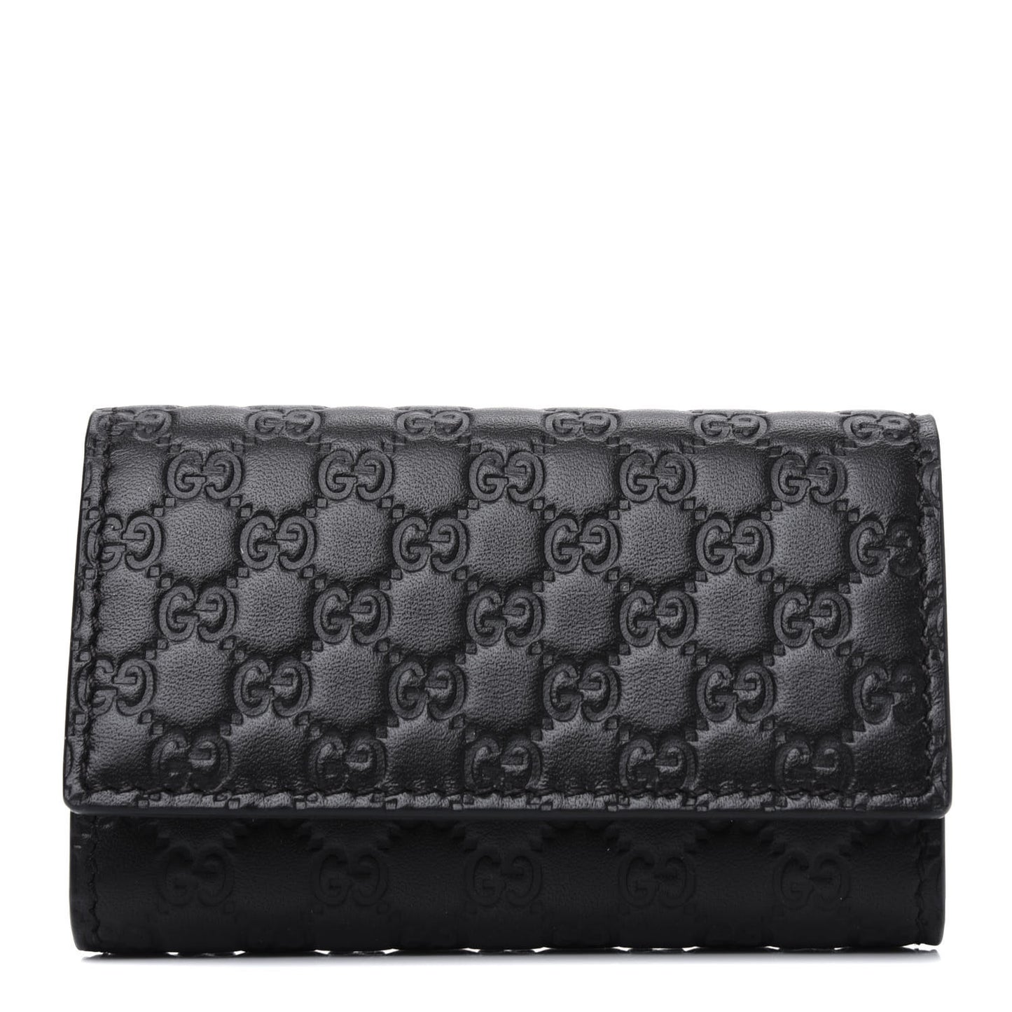 Microguccissima 6 Key Holder Case Black