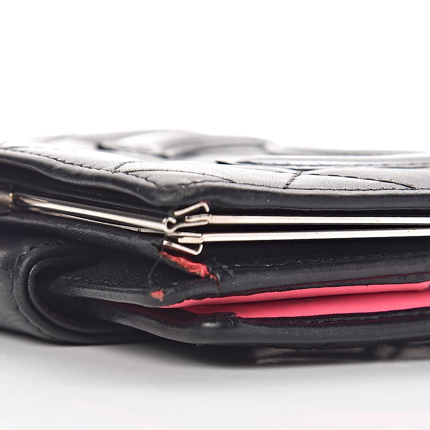 Chanel Calfskin Quilted Cambon Bi-Fold Wallet Black 11 of 18