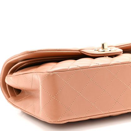 Chanel Lambskin Quilted Small Double Flap Brown 17 of 19