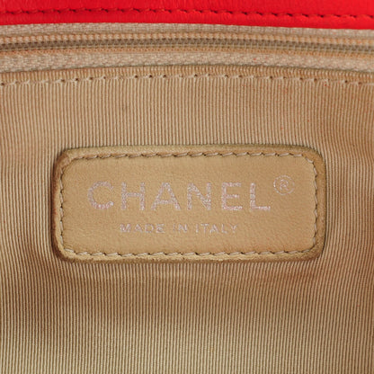 Chanel Washed Lambskin Quilted Maxi Chain Around Flap Red 6 of 7