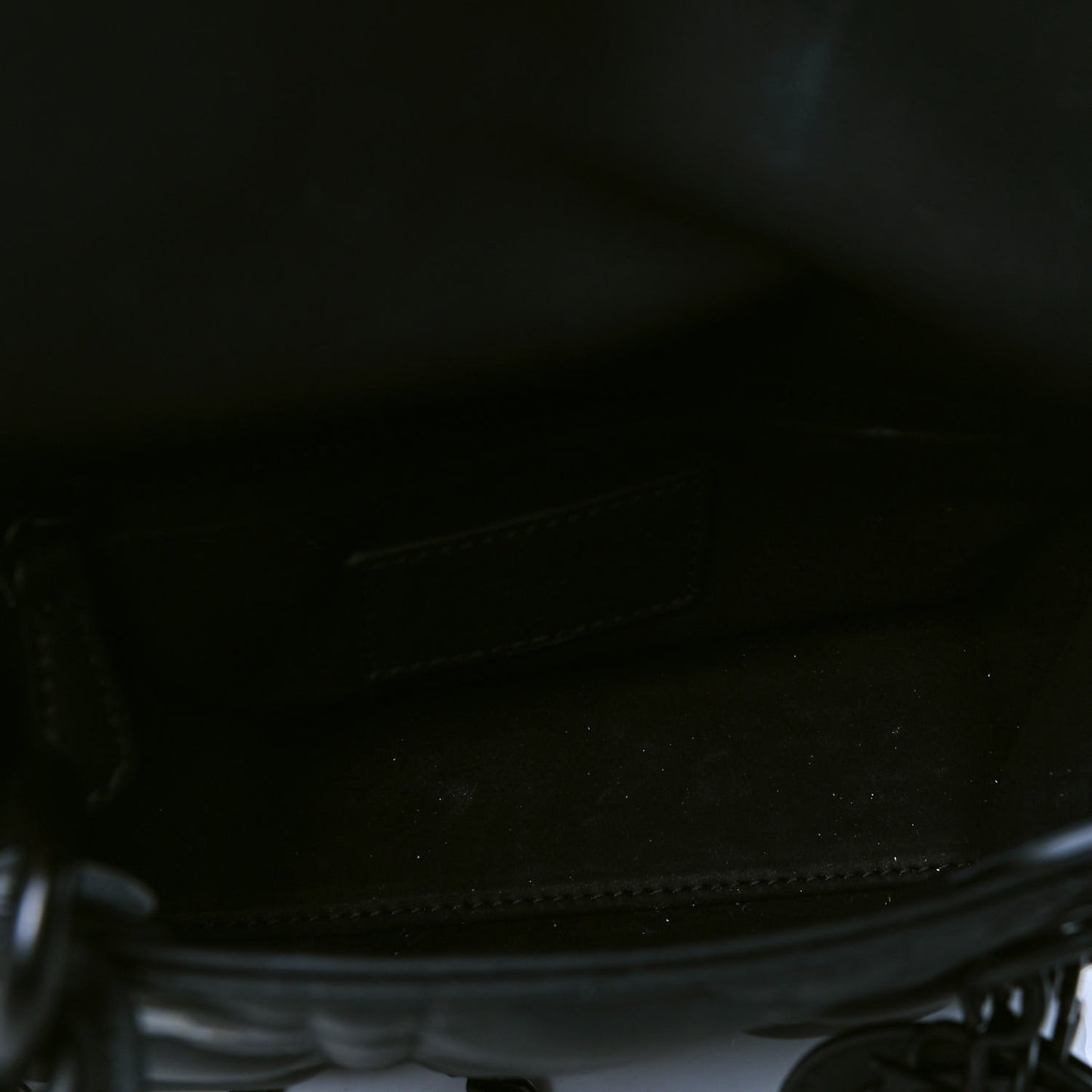 Ultra Matte Calfskin Cannage Mini Lady Dior Black