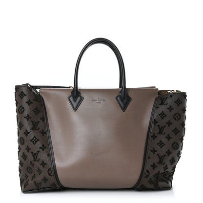 Louis Vuitton Cuir Orfevre Veau Cachemire Tote W GM Gris 1 of 8