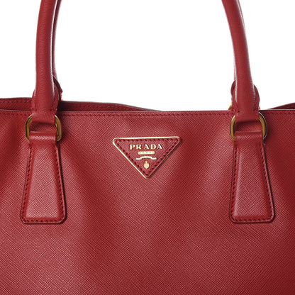 Prada Saffiano Lux Large Tote Fuoco 10 of 10