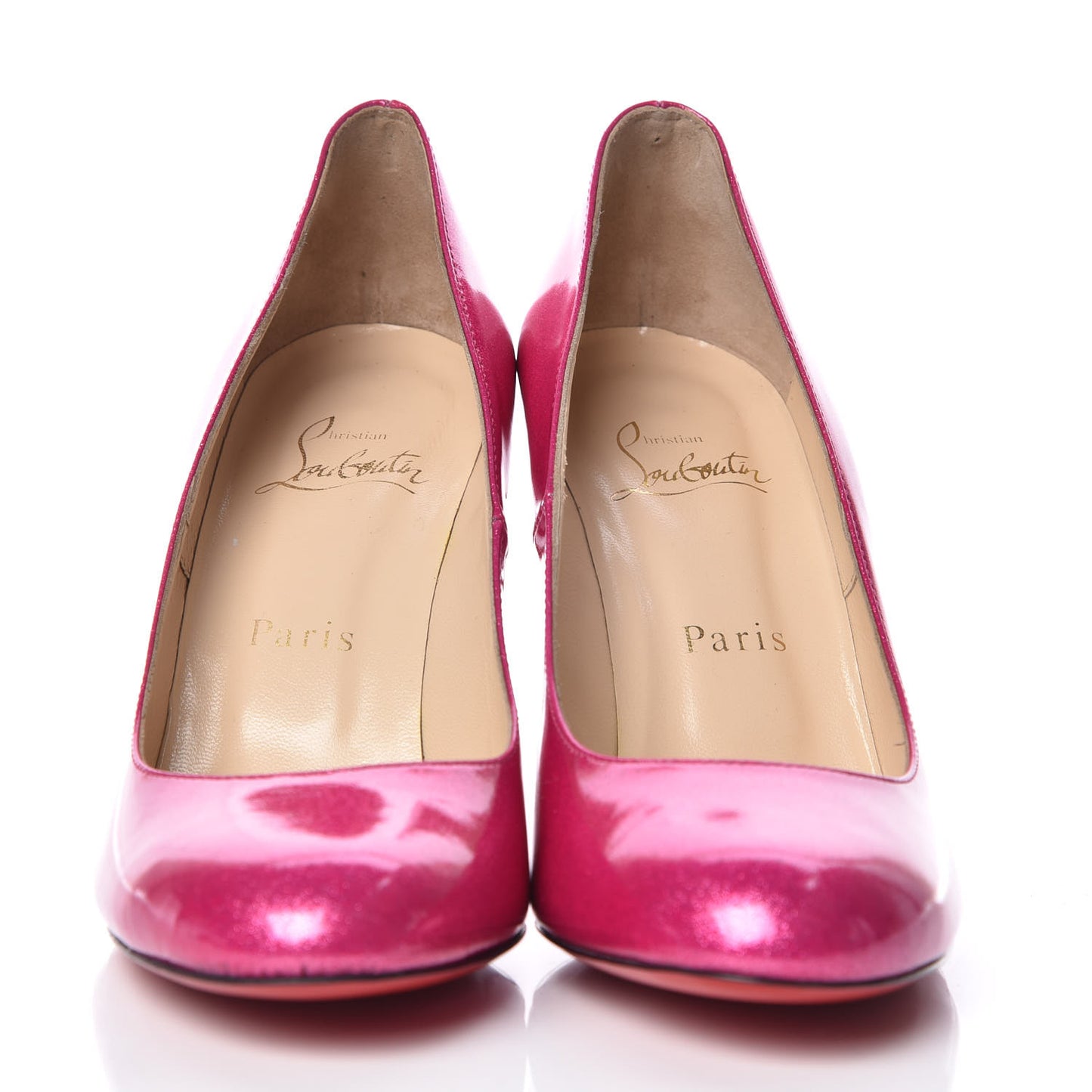 Patent Glitter 100 Pumps 37.5 Pink