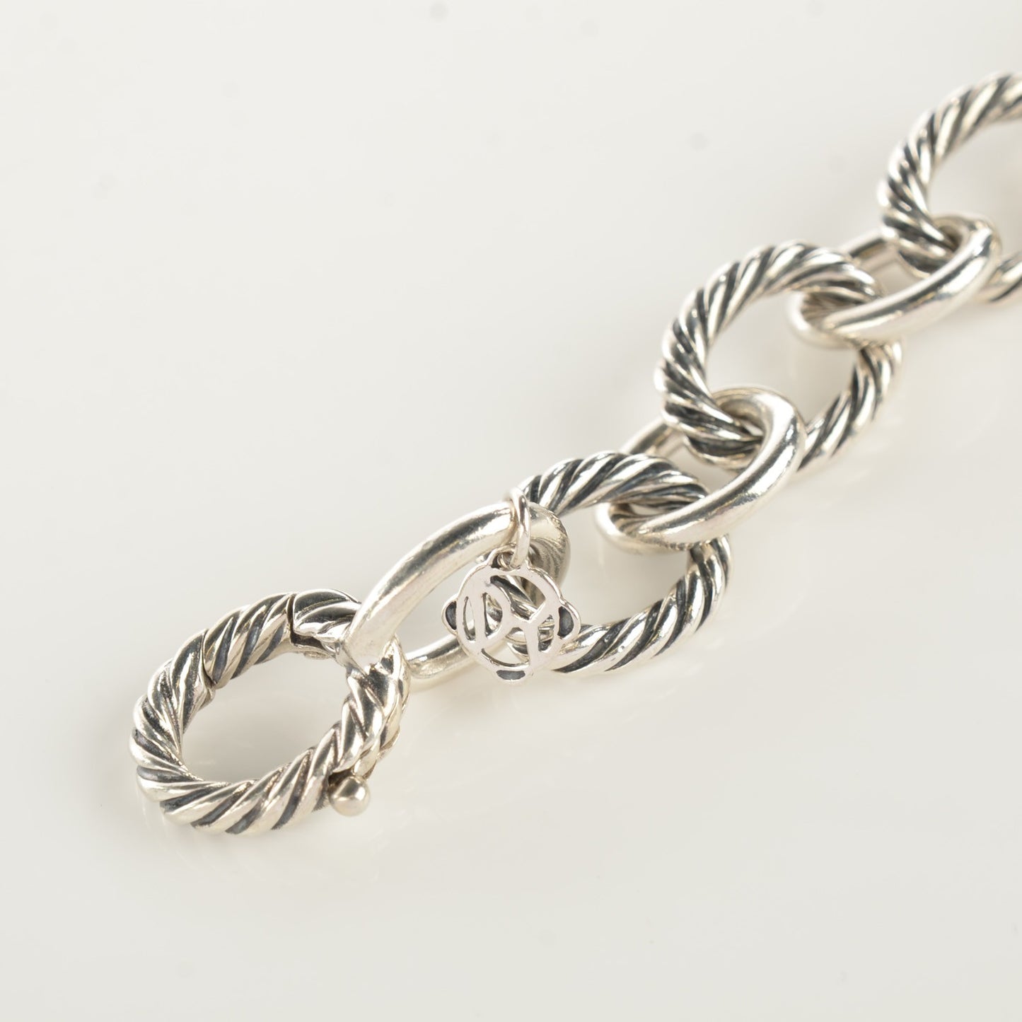 Sterling Silver 12mm Large Oval Link Bracelet