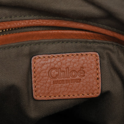 Chloe Calfskin Medium Marcie Satchel Tan 6 of 7