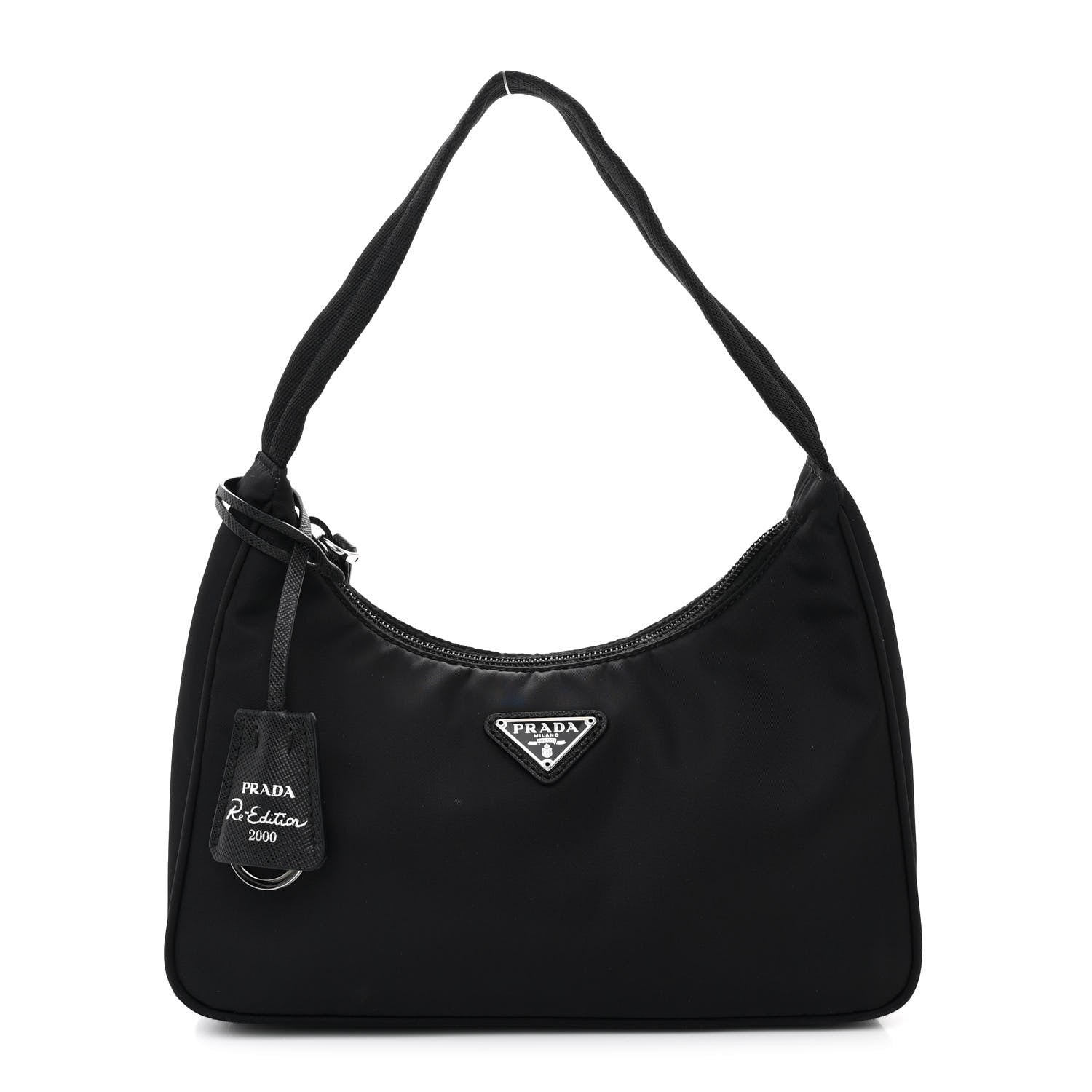 Prada Tessuto Nylon Mini Re-Edition 2000 Bag Black 1 of 11