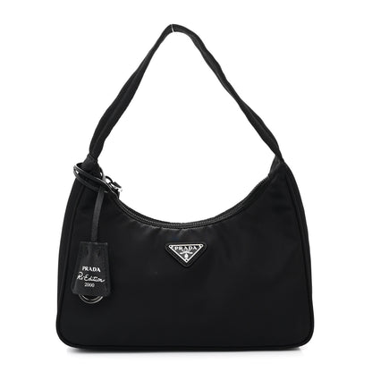 Prada Tessuto Nylon Mini Re-Edition 2000 Bag Black 1 of 11