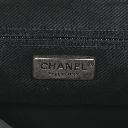 Chanel Distressed Caviar Outdoor Ligne Tote Black 6 of 7