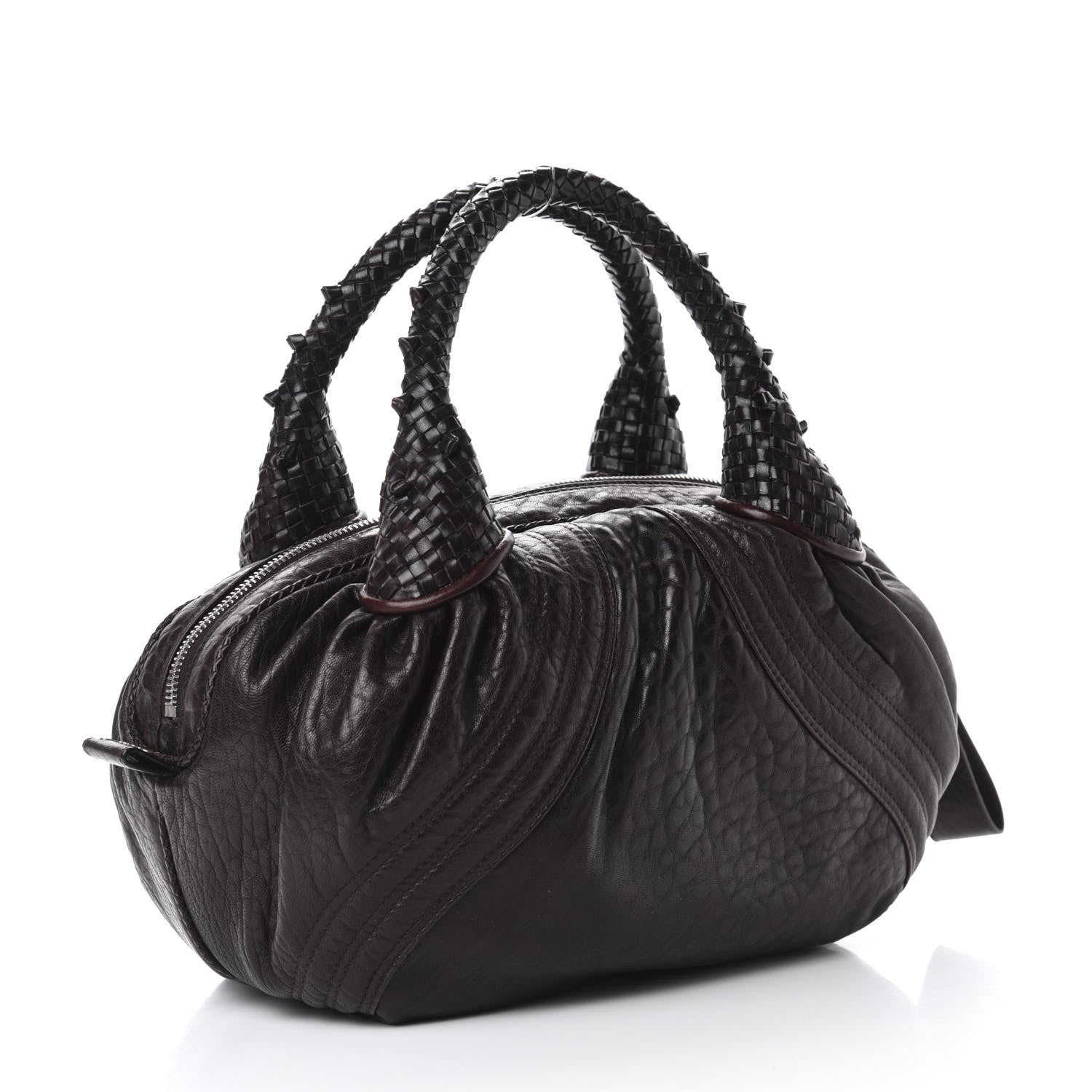 Fendi Nappa Nuvolata Spy Bowler Moro 3 of 10