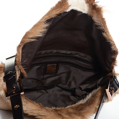 Fendi Gazelle Fur Crystal Baguette 5 of 10