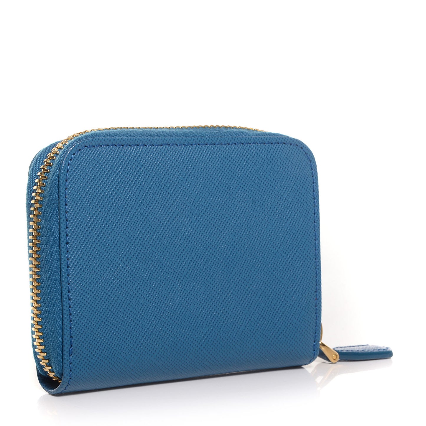 Saffiano Metal Coin Purse Cobalto