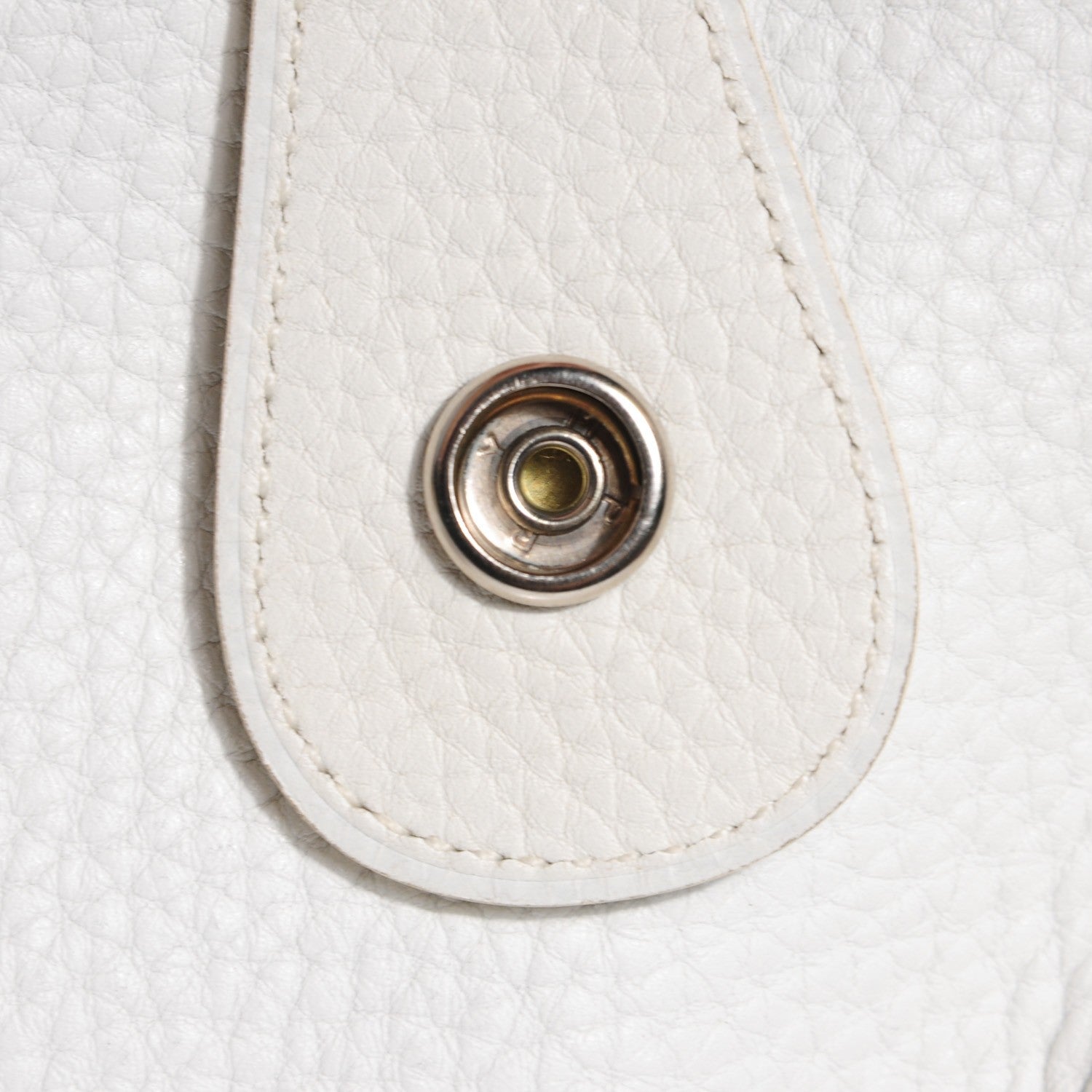 Hermes Taurillon Clemence Evelyne III GM White 13 of 15