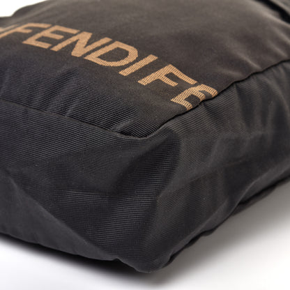 Fendi Nylon Roma 1925 Shoulder Bag Black 7 of 9